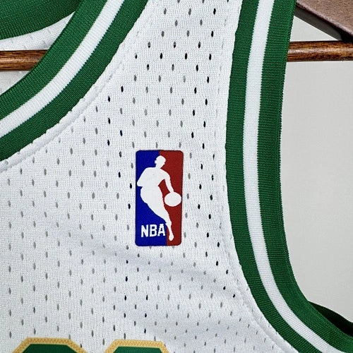 Boston Celtics 08 White/Gold Kevin Garnett No. 5 Throwback Swingman Jersey