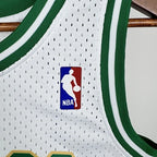Boston Celtics 08 White/Gold Kevin Garnett No. 5 Throwback Swingman Jersey