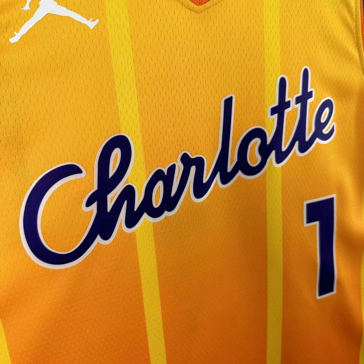 LaMelo Ball No.1 Charlotte Hornets City Edition Jersey 2025-26 NBA Authentic Swingman Jersey - View 3