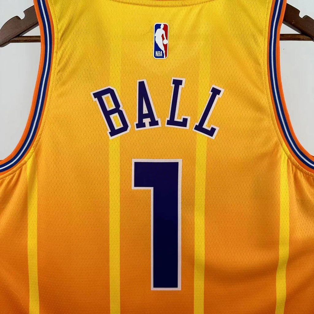 LaMelo Ball No.1 Charlotte Hornets City Edition Jersey 2025-26 NBA Authentic Swingman Jersey - View 7