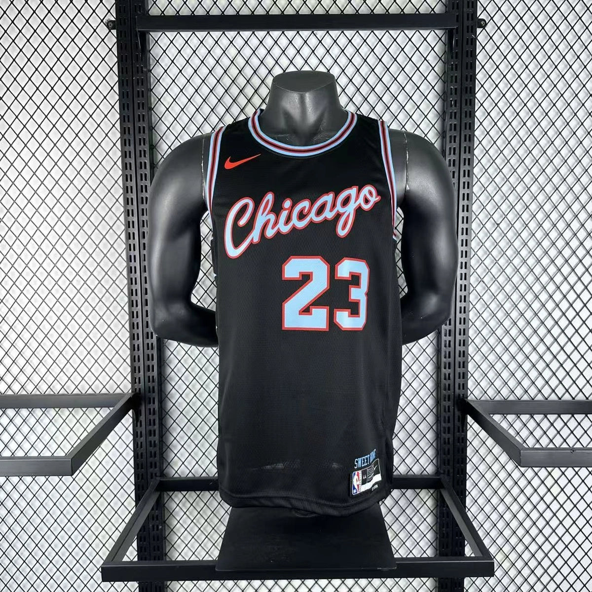 Michael Jordan No.23 Chicago Bulls City Edition Jersey 2025-26 NBA Authentic Swingman Jersey - View 1
