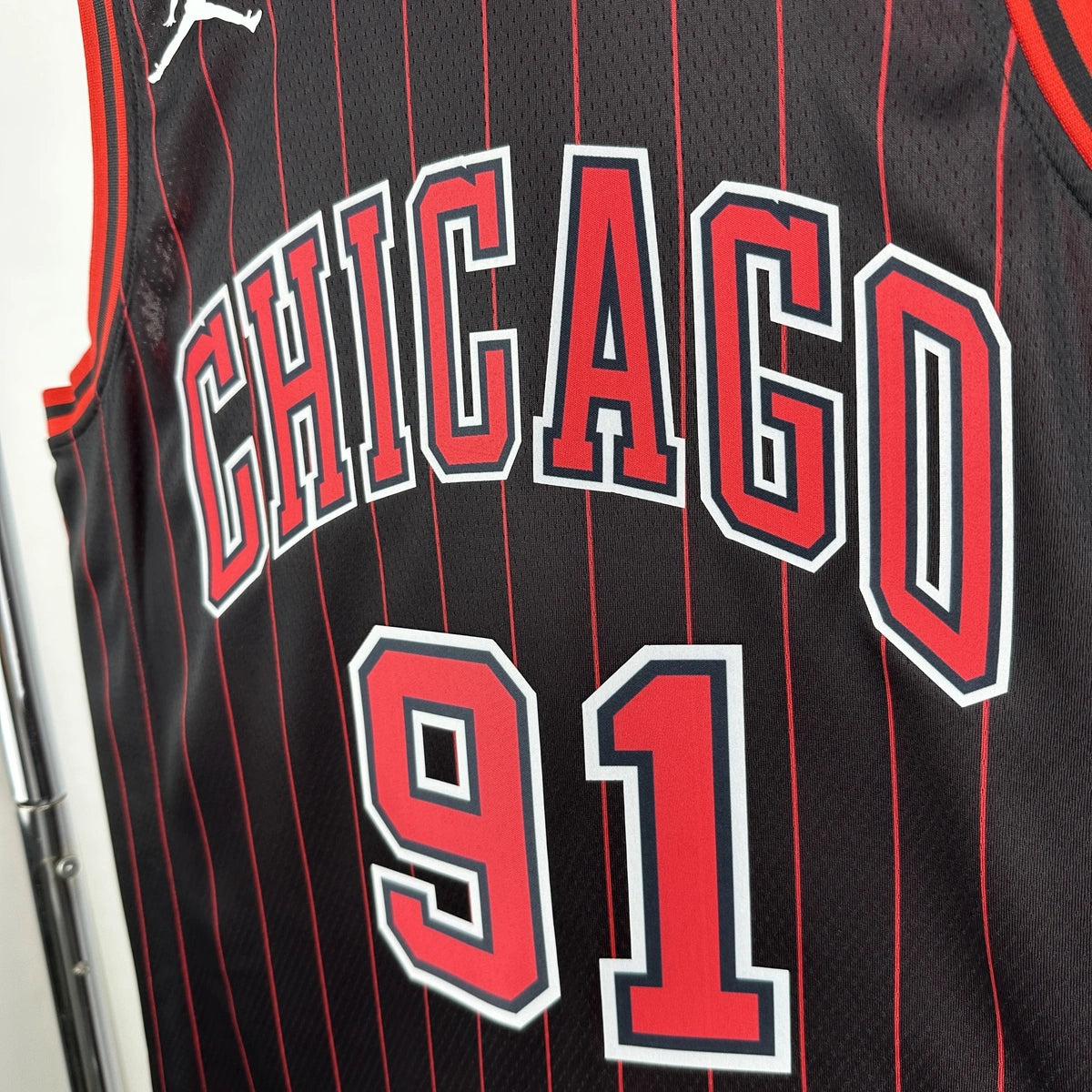 Dennis Rodman No.91 Chicago Bulls Air Jordan Edition Jersey 2025-26 NBA Authentic Swingman Jersey - View 4