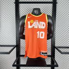Darius Garland No.10 Cleveland Cavaliers City Edition Jersey 2025-26 NBA Authentic Swingman Jersey - View 3