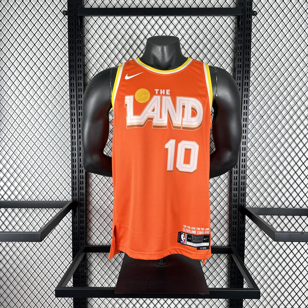 Darius Garland No.10 Cleveland Cavaliers City Edition Jersey 2025-26 NBA Authentic Swingman Jersey - View 3