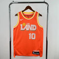 Darius Garland No.10 Cleveland Cavaliers City Edition Jersey 2025-26 NBA Authentic Swingman Jersey - View 7