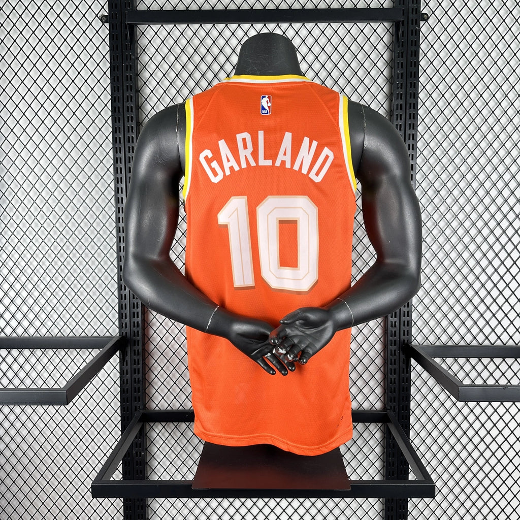 Darius Garland No.10 Cleveland Cavaliers City Edition Jersey 2025-26 NBA Authentic Swingman Jersey - View 10