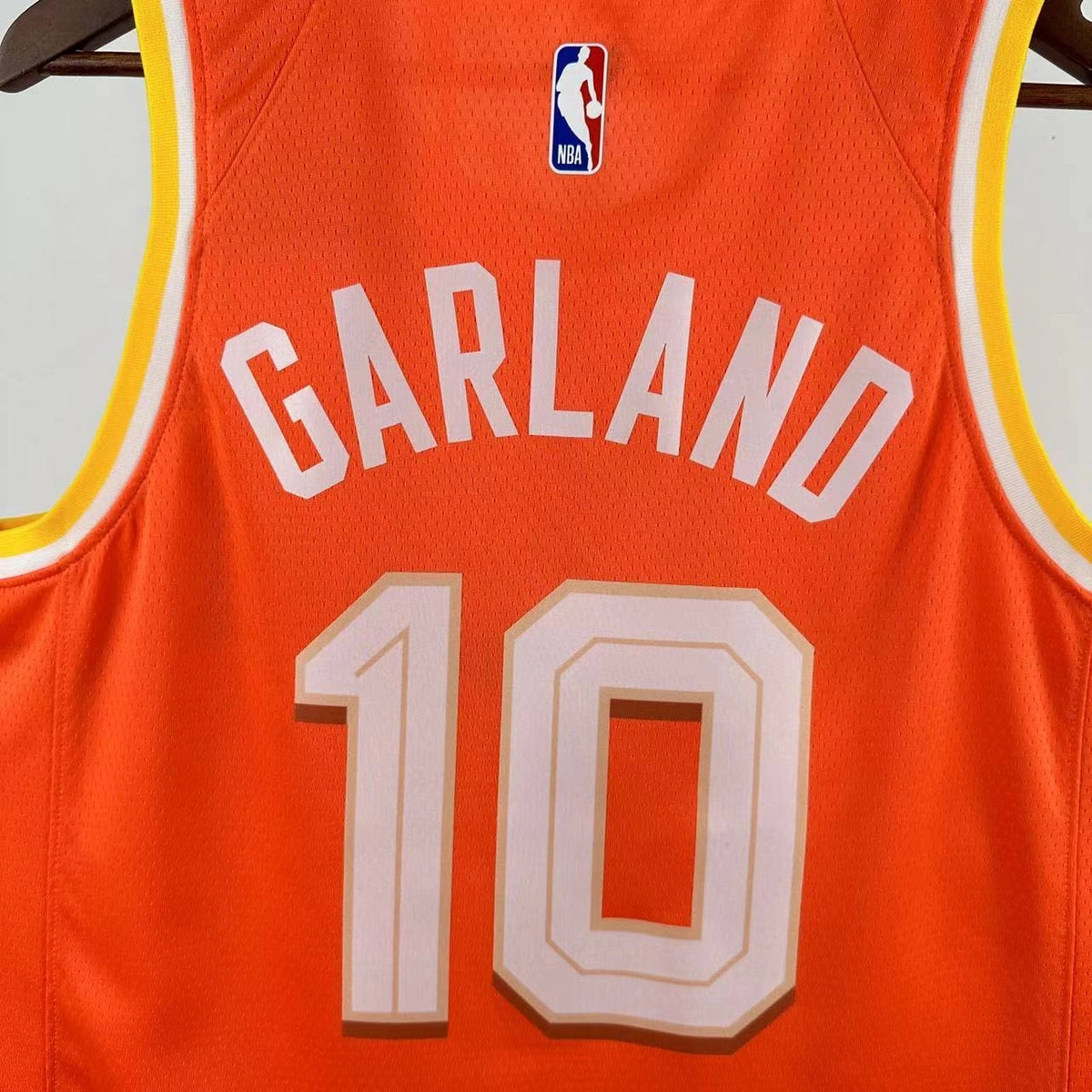 Darius Garland No.10 Cleveland Cavaliers City Edition Jersey 2025-26 NBA Authentic Swingman Jersey - View 11