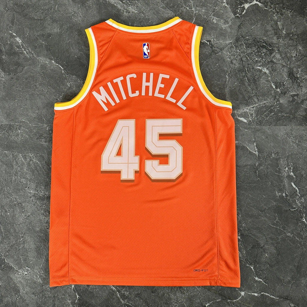 Donovan Mitchell No.45 Cleveland Cavaliers City Edition Jersey 2025-26 NBA Authentic Swingman Jersey - View 11