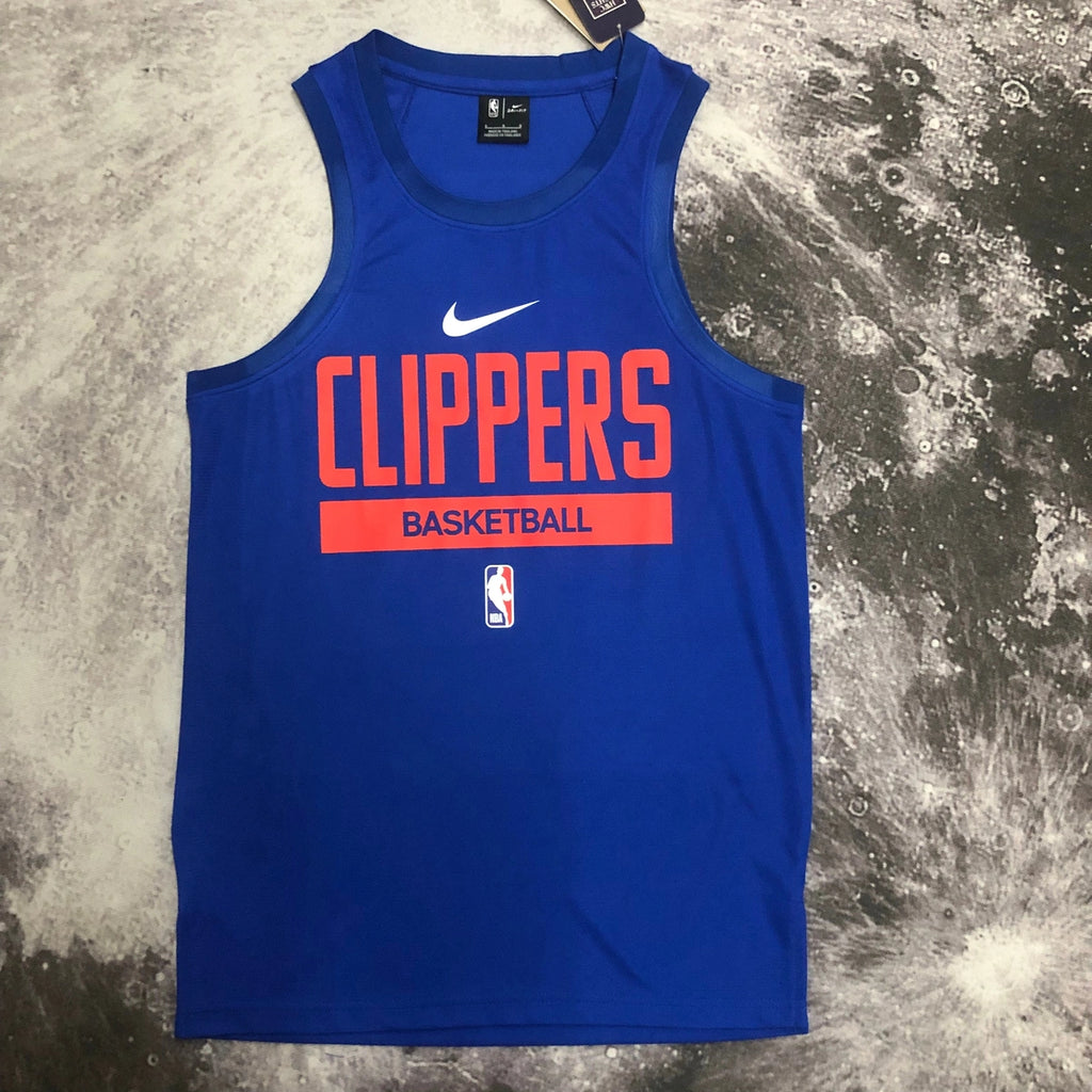 Clippers Front Full View in Blue — Flatlay