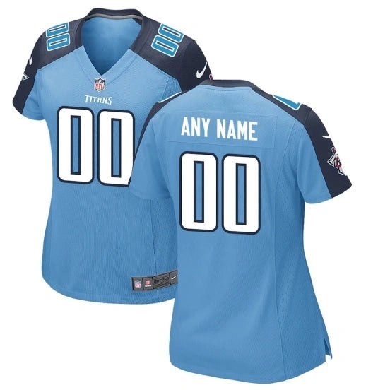 Custom Tennessee Titans Alternate Jersey - Front 001