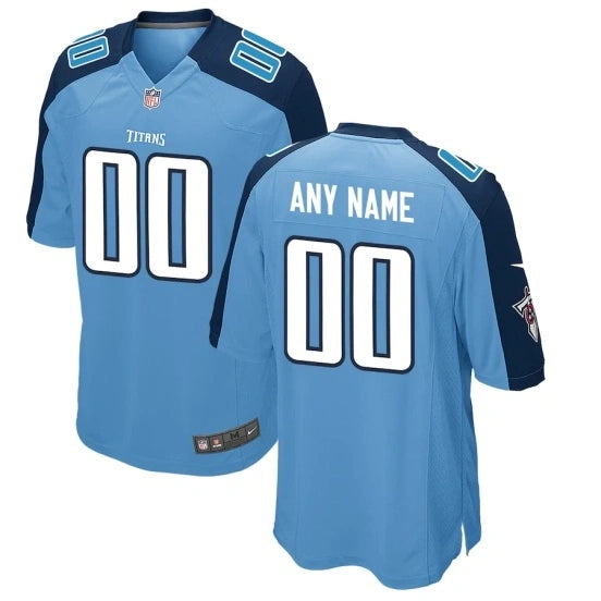 Custom Tennessee Titans Alternate Jersey - Front 001