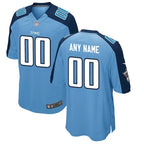 Custom Tennessee Titans Alternate Jersey - Front 001