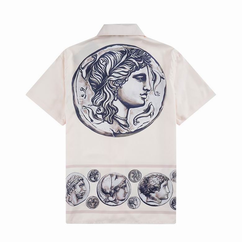 White Short Sleeve Shirt #3651 | Men's Streetwear