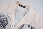 White Short Sleeve Shirt #3651 | Men's Streetwear