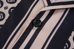 White Monogram Short Sleeve Shirt | Men's Streetwear