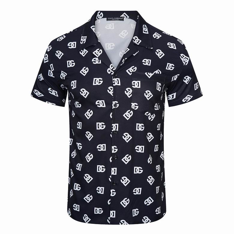 D*G Black Short Sleeve Shirt #5 | Men's Streetwear