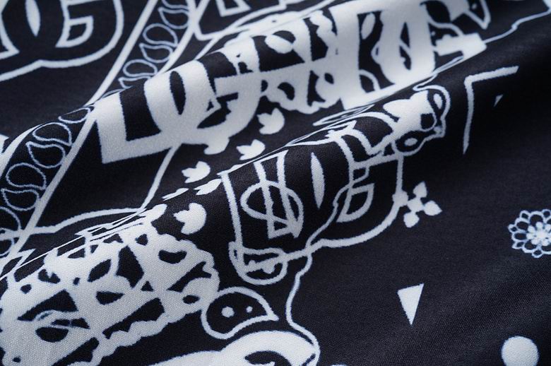 Black Bandana Short Sleeve Shirt | Men's Streetwear