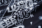 Black Bandana Short Sleeve Shirt | Men's Streetwear