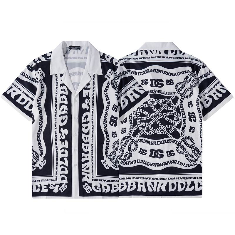 D*G Black Short Sleeve Shirt #10 | Men's Streetwear