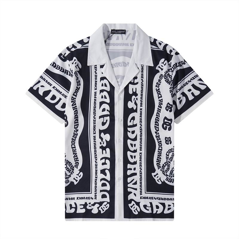 D*G Black Short Sleeve Shirt #10 | Men's Streetwear