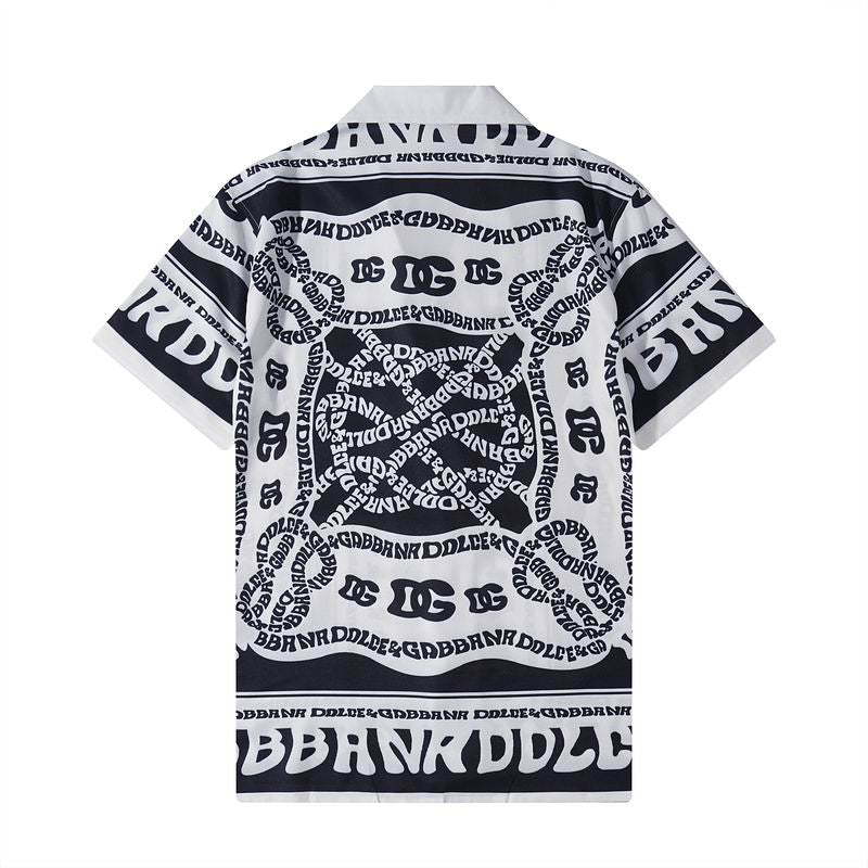 D*G Black Short Sleeve Shirt #10 | Men's Streetwear