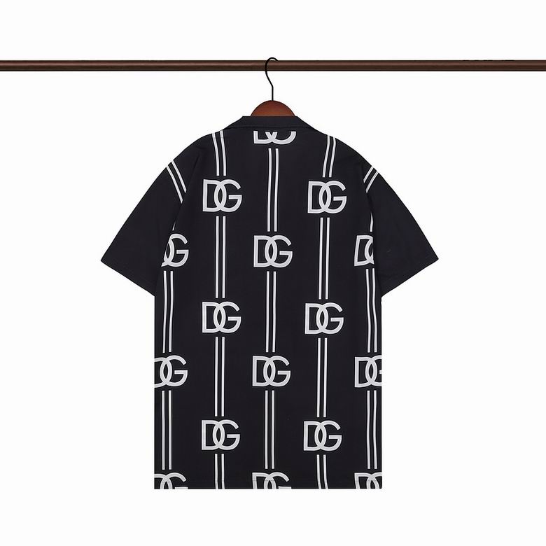 D*G Black Short Sleeve Shirt #12 | Men's Streetwear