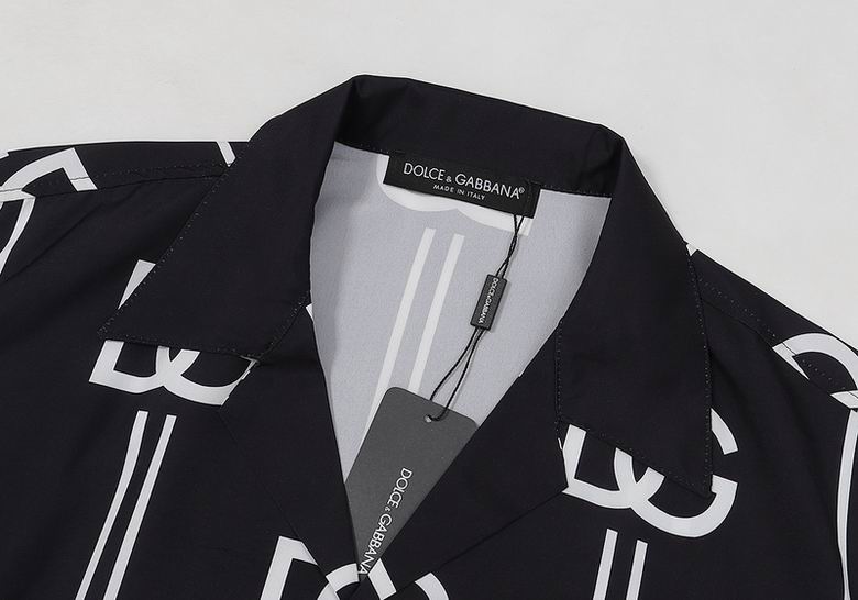 D*G Black Short Sleeve Shirt #12 | Men's Streetwear