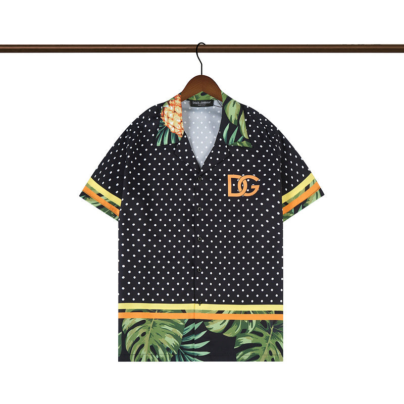 D*G Black Short Sleeve Shirt #11 | Men's Streetwear