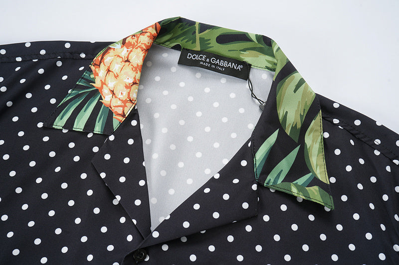 D*G Black Short Sleeve Shirt #11 | Men's Streetwear