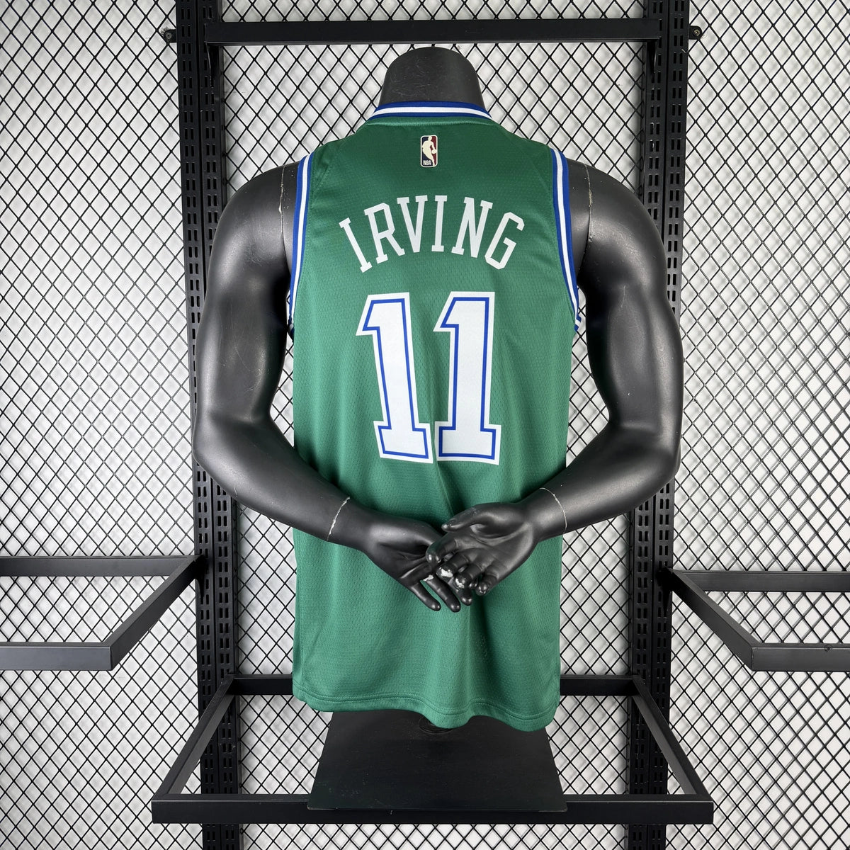 Kyrie Irving No.11 Dallas Mavericks Throwback Green Jersey 2025-26 NBA Authentic Swingman Jersey - View 1