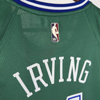 Kyrie Irving No.11 Dallas Mavericks Throwback Green Jersey 2025-26 NBA Authentic Swingman Jersey - View 3