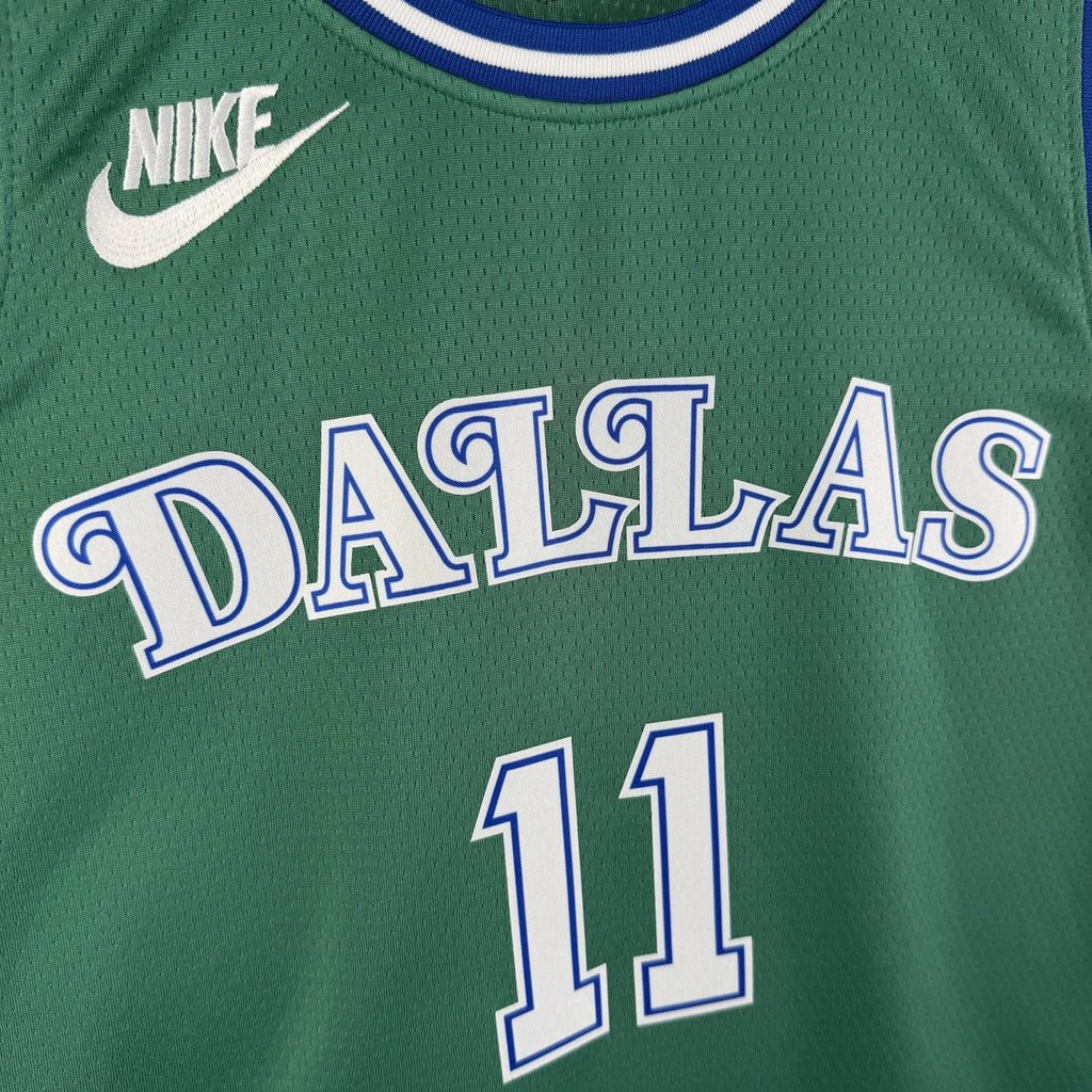 Kyrie Irving No.11 Dallas Mavericks Throwback Green Jersey 2025-26 NBA Authentic Swingman Jersey - View 5