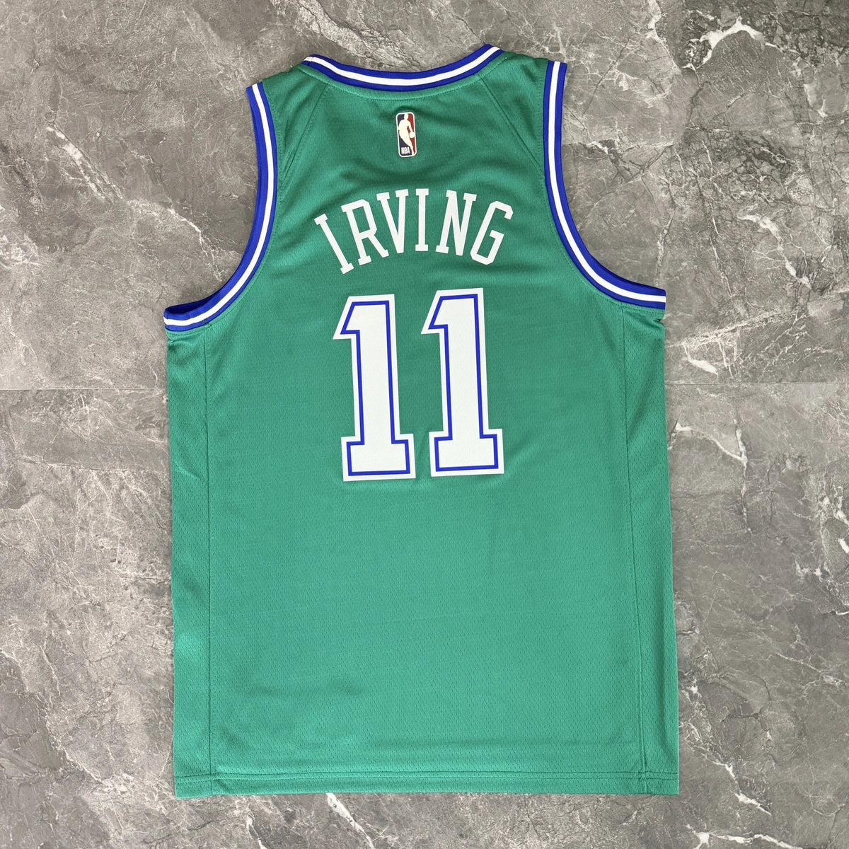 Kyrie Irving No.11 Dallas Mavericks Throwback Green Jersey 2025-26 NBA Authentic Swingman Jersey - View 7