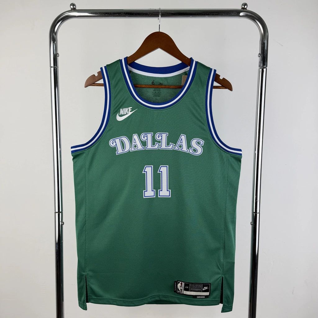 Kyrie Irving No.11 Dallas Mavericks Throwback Green Jersey 2025-26 NBA Authentic Swingman Jersey - View 10