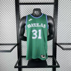 Klay Thompson No.31 Dallas Mavericks Throwback Green Jersey 2025-26 NBA Authentic Swingman Jersey - View 7