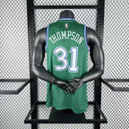 Klay Thompson No.31 Dallas Mavericks Throwback Green Jersey 2025-26 NBA Authentic Swingman Jersey - View 8