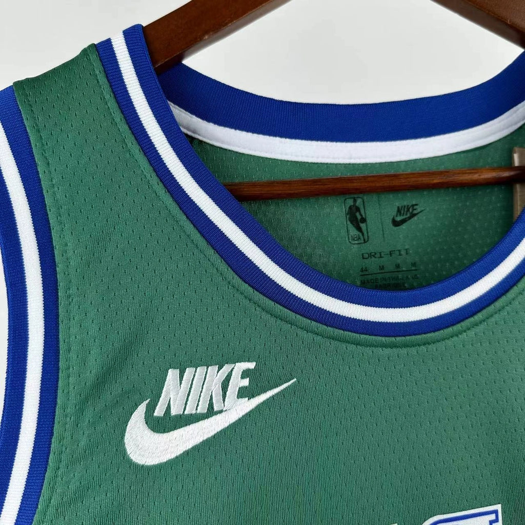 Cooper Flagg No.32 Dallas Mavericks Throwback Green Jersey 2025-26 NBA Authentic Swingman Jersey - View 6