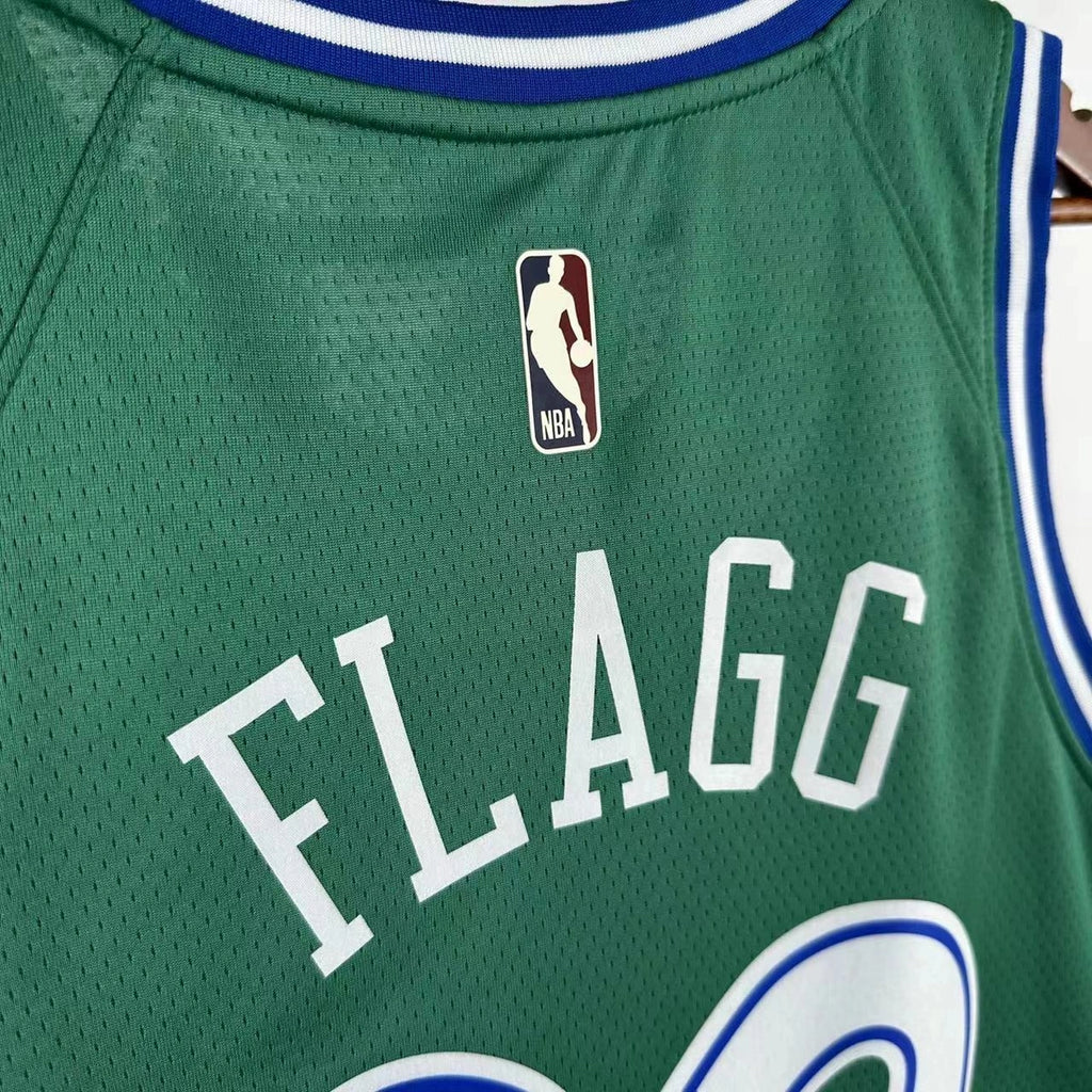 Cooper Flagg No.32 Dallas Mavericks Throwback Green Jersey 2025-26 NBA Authentic Swingman Jersey - View 7