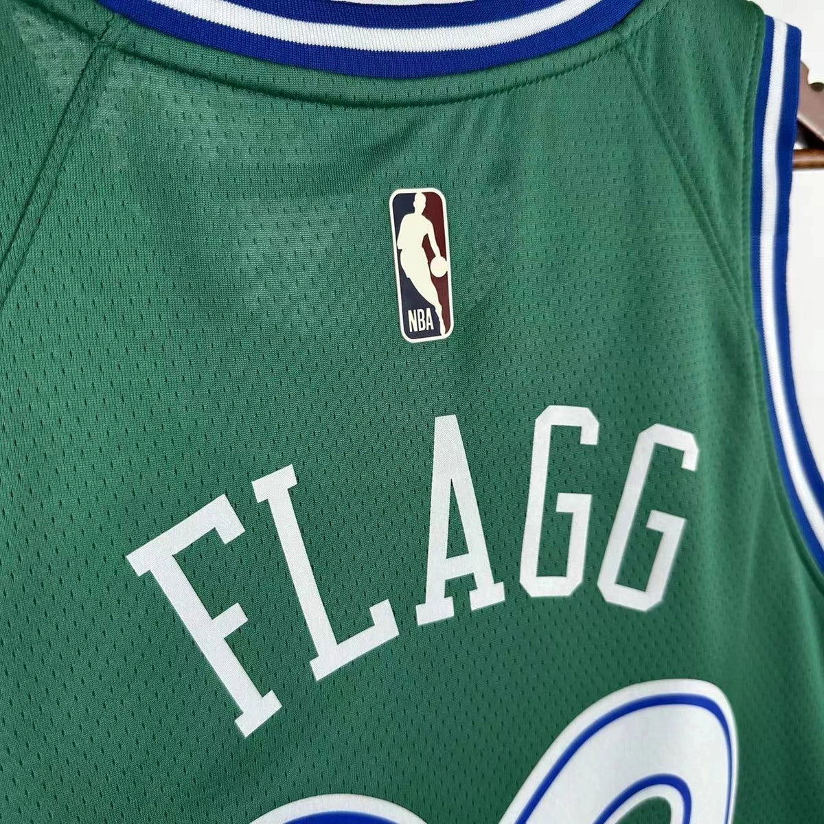 Cooper Flagg No.32 Dallas Mavericks Throwback Green Jersey 2025-26 NBA Authentic Swingman Jersey - View 7