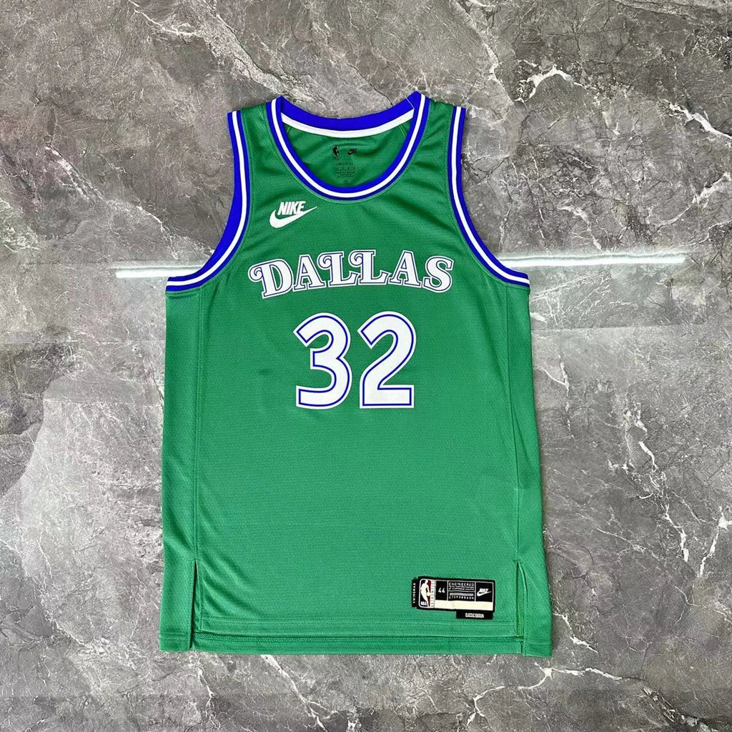 Cooper Flagg No.32 Dallas Mavericks Throwback Green Jersey 2025-26 NBA Authentic Swingman Jersey - View 8