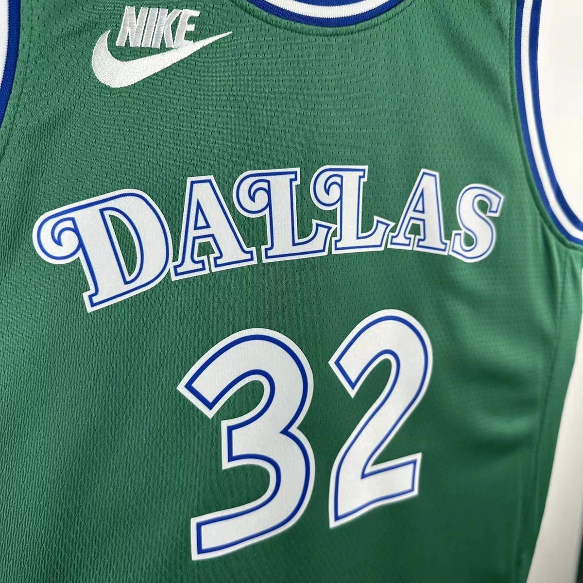 Cooper Flagg No.32 Dallas Mavericks Throwback Green Jersey 2025-26 NBA Authentic Swingman Jersey - View 9