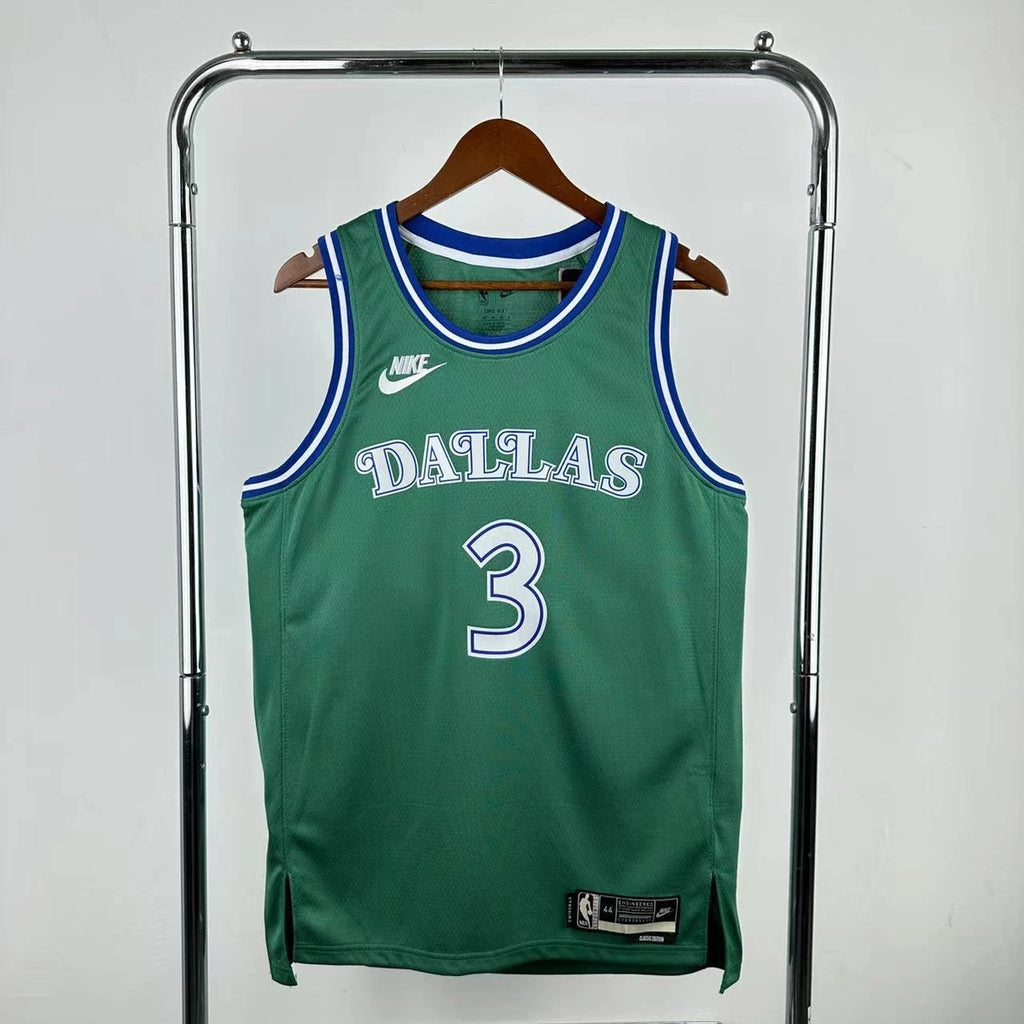 Anthony Davis No.3 Dallas Mavericks Throwback Green Jersey 2025-26 NBA Authentic Swingman Jersey - View 1