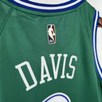 Anthony Davis No.3 Dallas Mavericks Throwback Green Jersey 2025-26 NBA Authentic Swingman Jersey - View 4