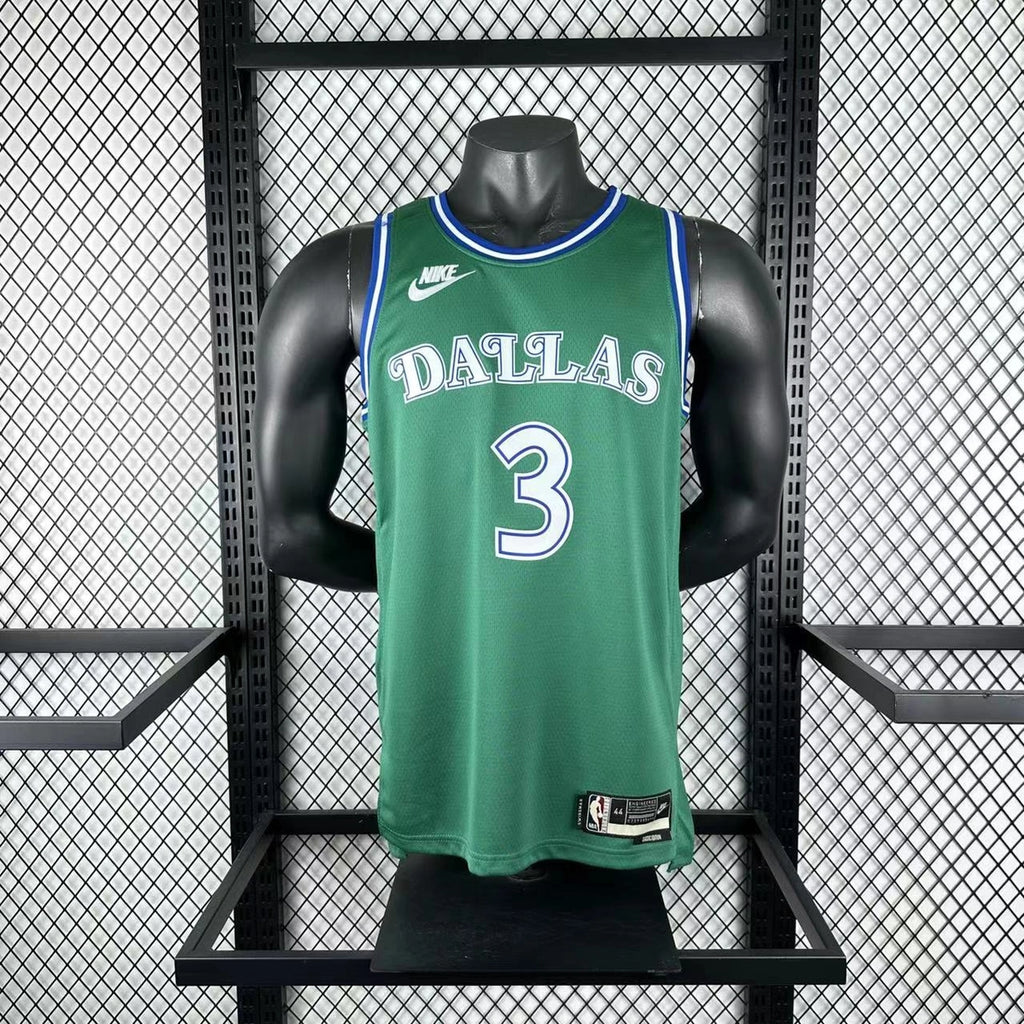 Anthony Davis No.3 Dallas Mavericks Throwback Green Jersey 2025-26 NBA Authentic Swingman Jersey - View 6