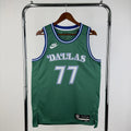 Luka Doncic No.77 Dallas Mavericks Throwback Green Jersey 2025-26 NBA Authentic Swingman Jersey - View 11