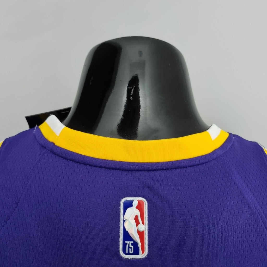 Davis Lakers #3 Jordan Jersey 2021 - View 004