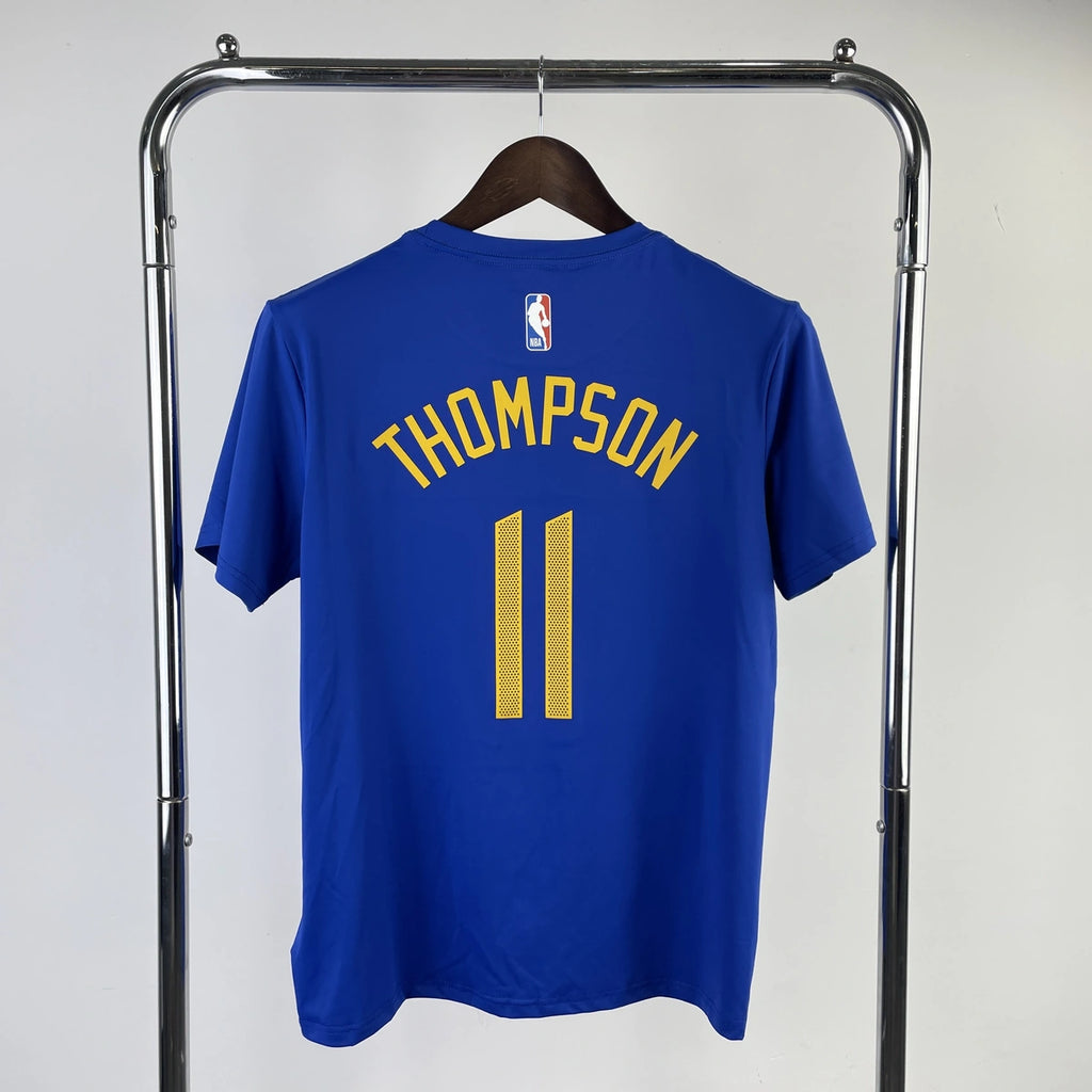 Golden State Warriors #11 Blue Jersey - View 005