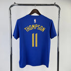 Golden State Warriors #11 Blue Jersey - View 005