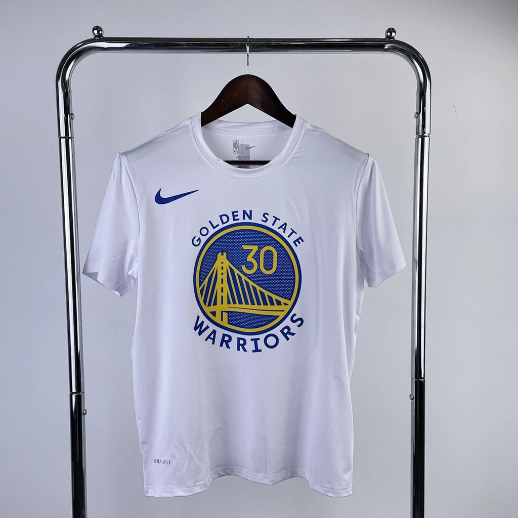 Golden State Warriors #30 White Jersey - View 001