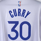 Golden State Warriors #30 White Jersey - View 003